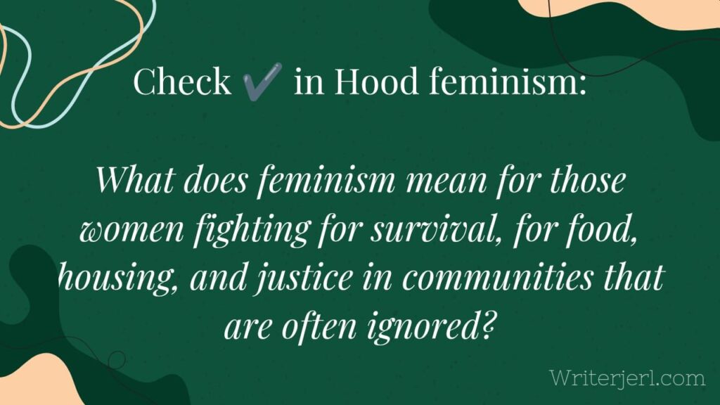 what is Hood Feminism